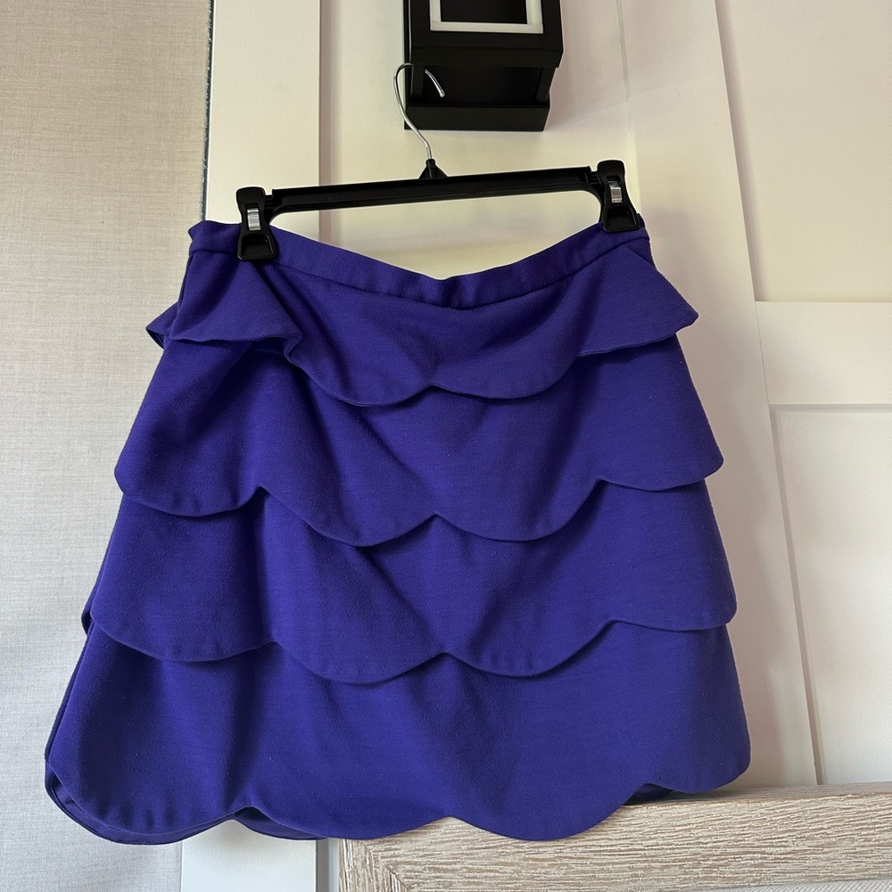BB Dakota: Elegant Purple Layered Skirt